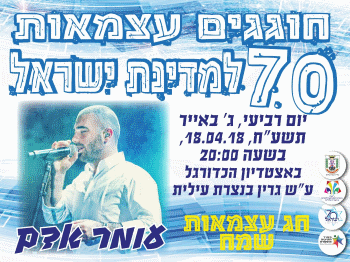 יום העצמאות 2018 בנצרת עלית, אתר לגדול